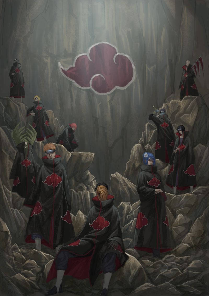 Join The Akatsuki, Unleash Your Full Potential Wallpaper