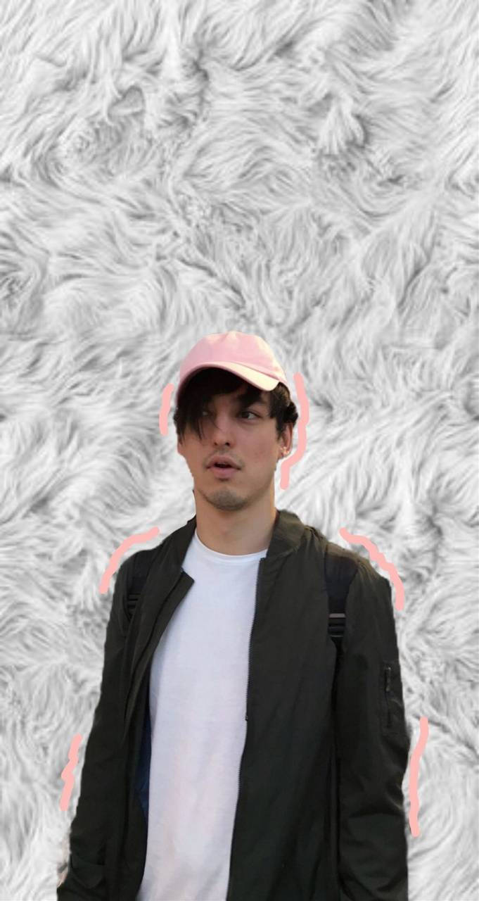 Joji On Pink Cap Wallpaper