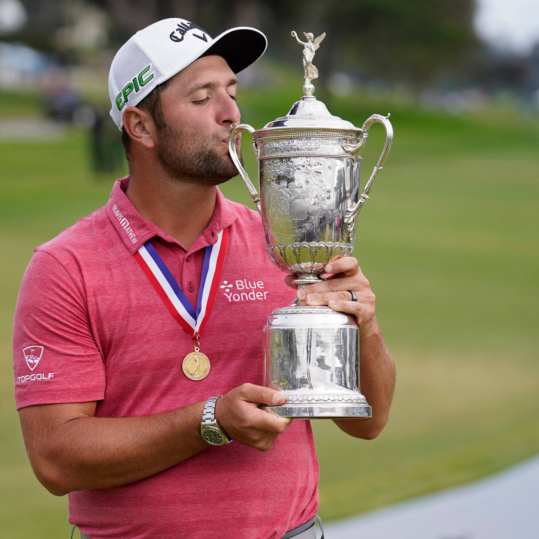 Jon Rahm Sweet Victory Wallpaper