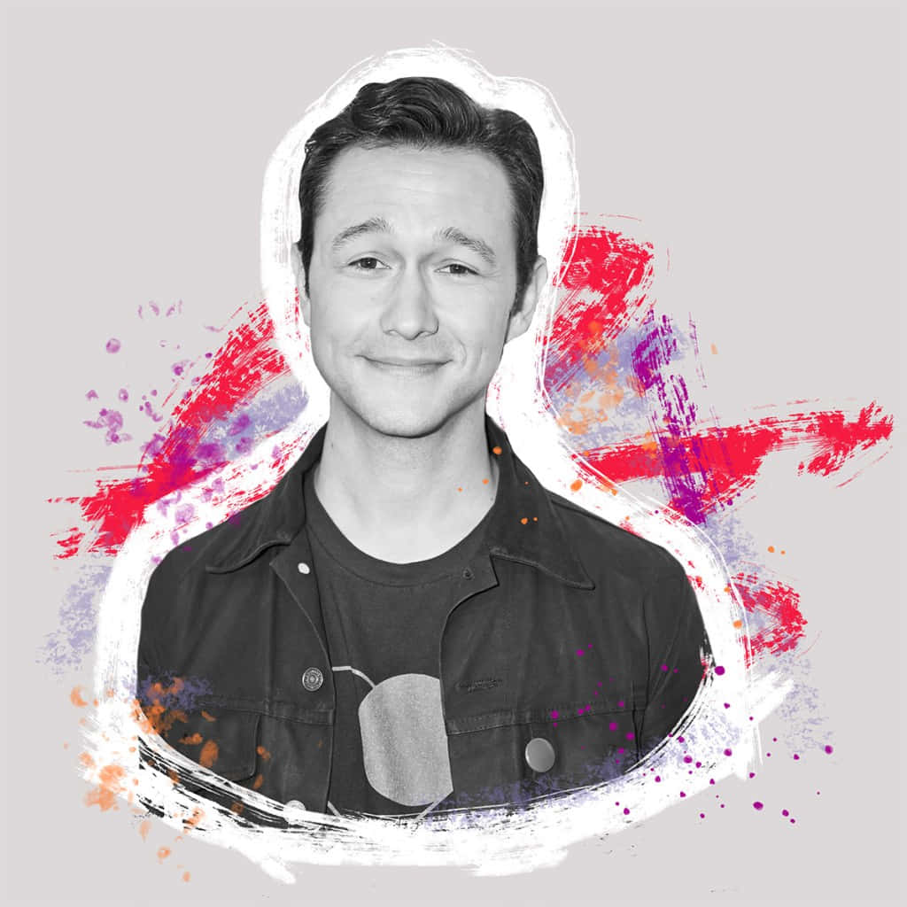 Joseph Gordon-levitt Dons A Black Leather Jacket Wallpaper