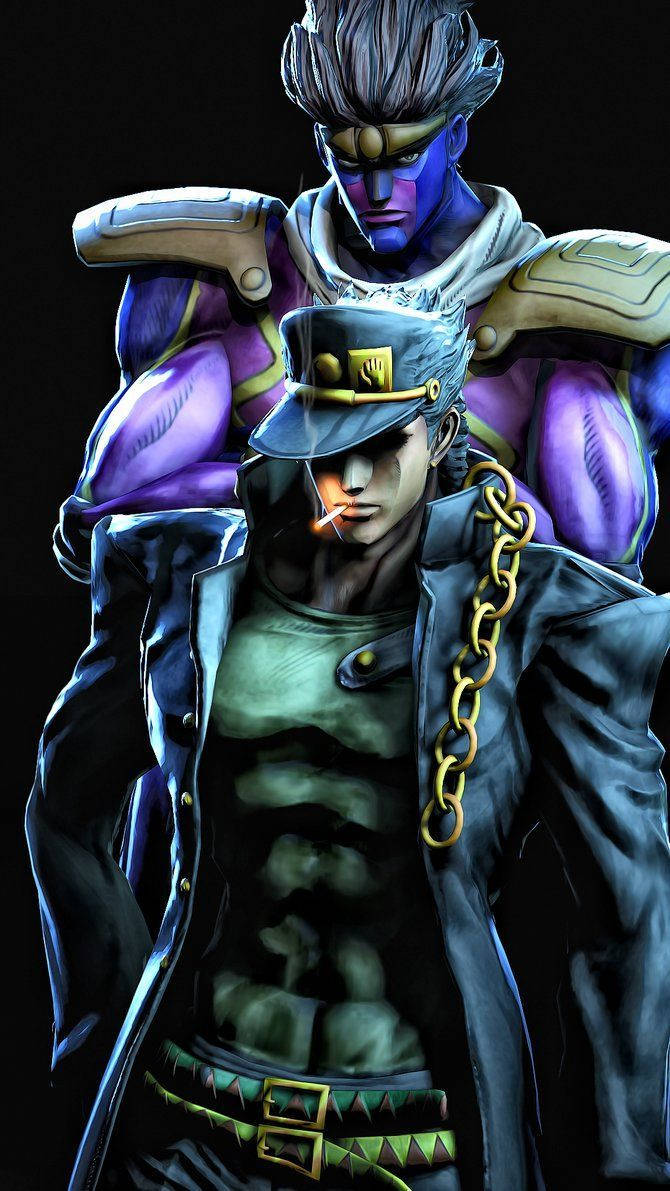 Jotaro And Star Platinum, Heroes Of Stands Wallpaper