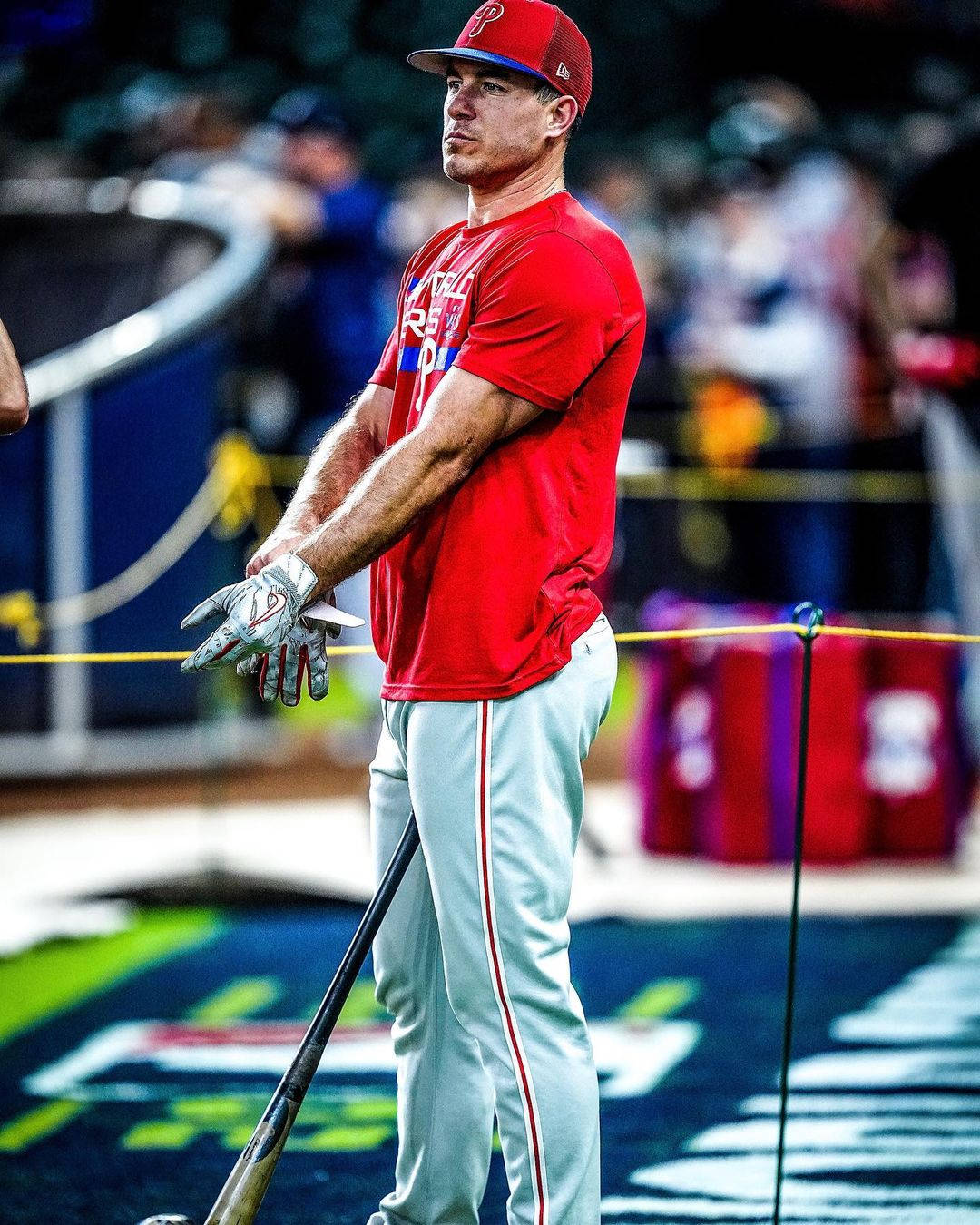 Jt Realmuto Bat Between Legs Wallpaper