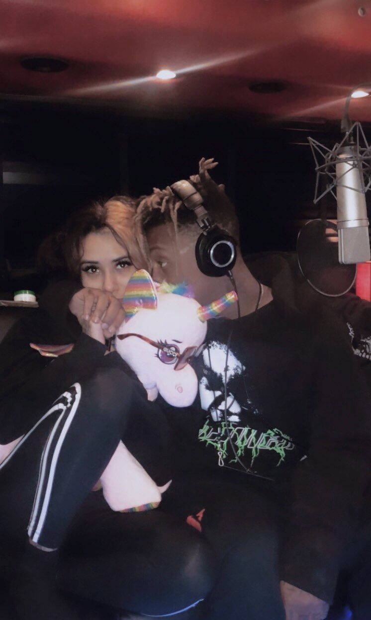 Juice Wrld And Ally Recording Studio Wallpaper