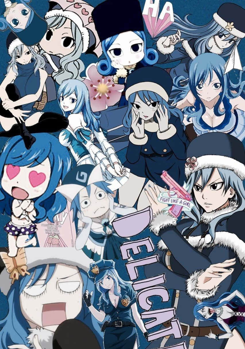 Juvia Lockser In A Mesmerizing Pose Wallpaper