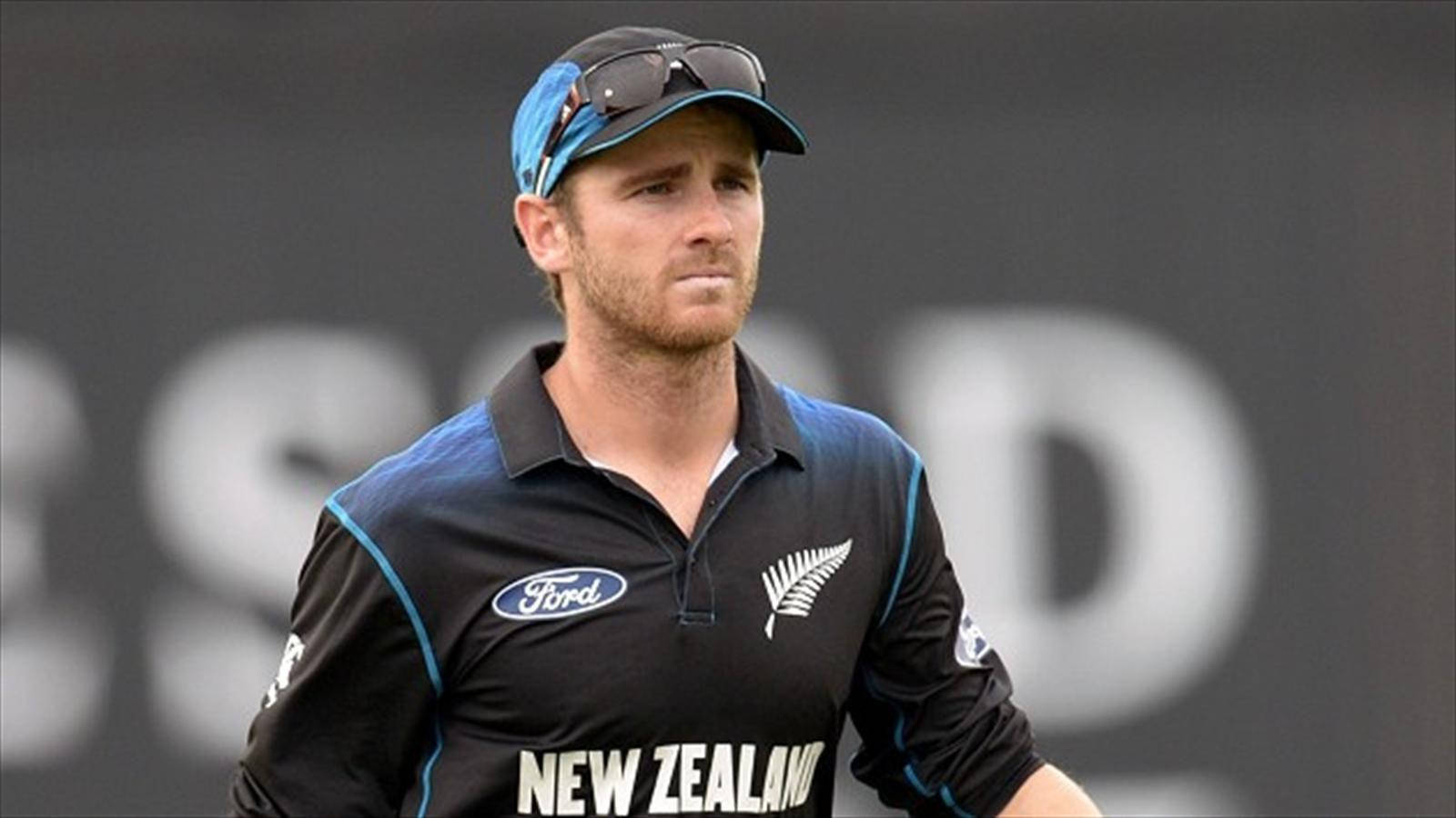 Kane Williamson Blue And Black Jersey Wallpaper