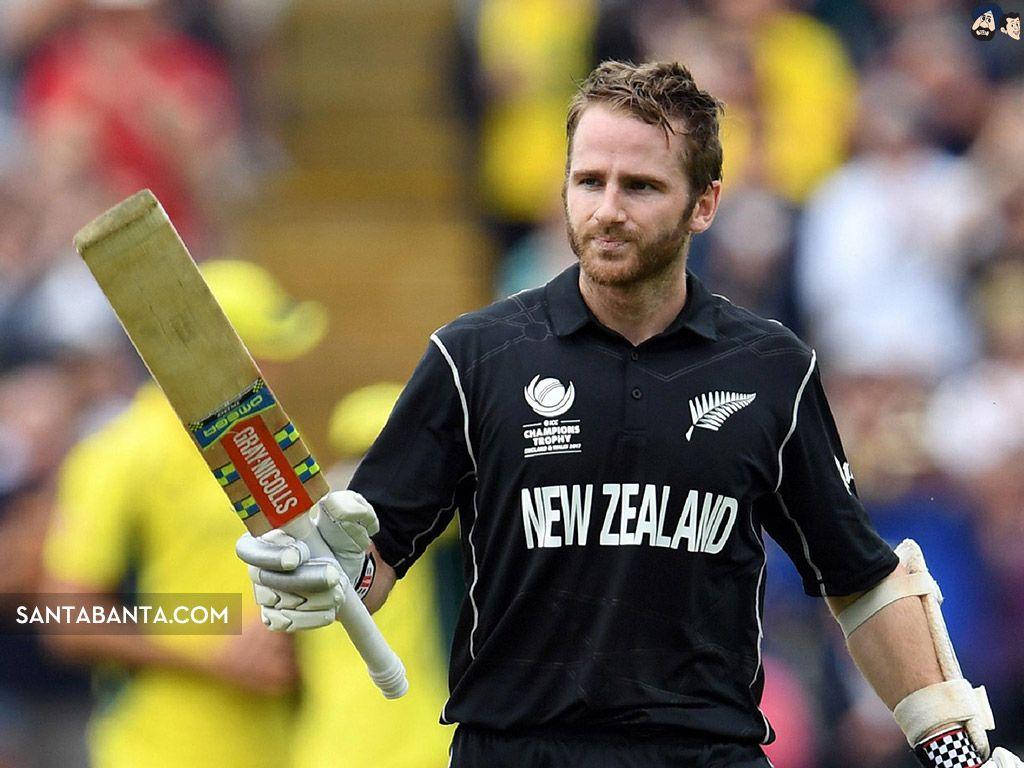 Kane Williamson Of New Zealand Team Wallpaper