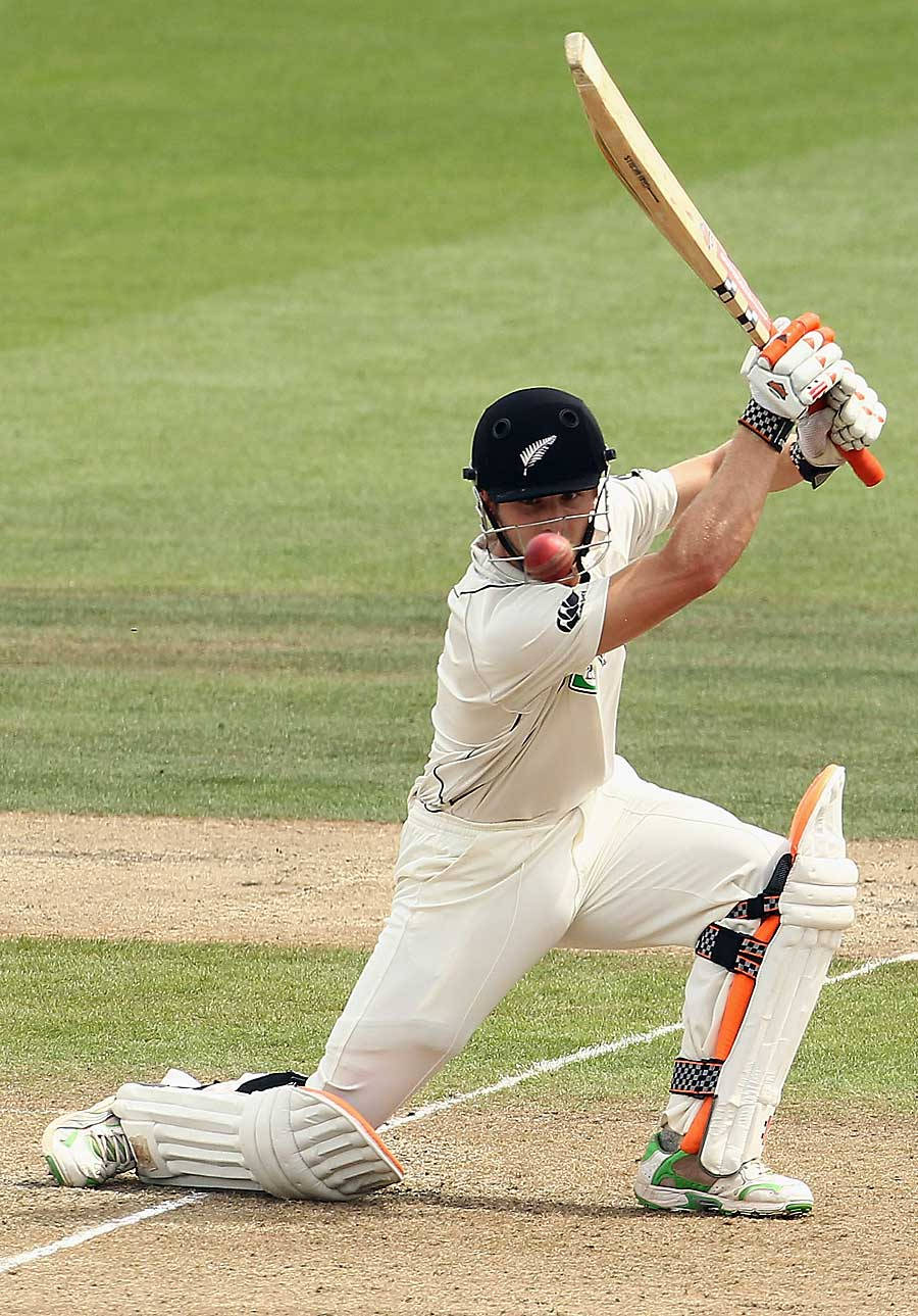 Kane Williamson Striking Cricket Stance Wallpaper