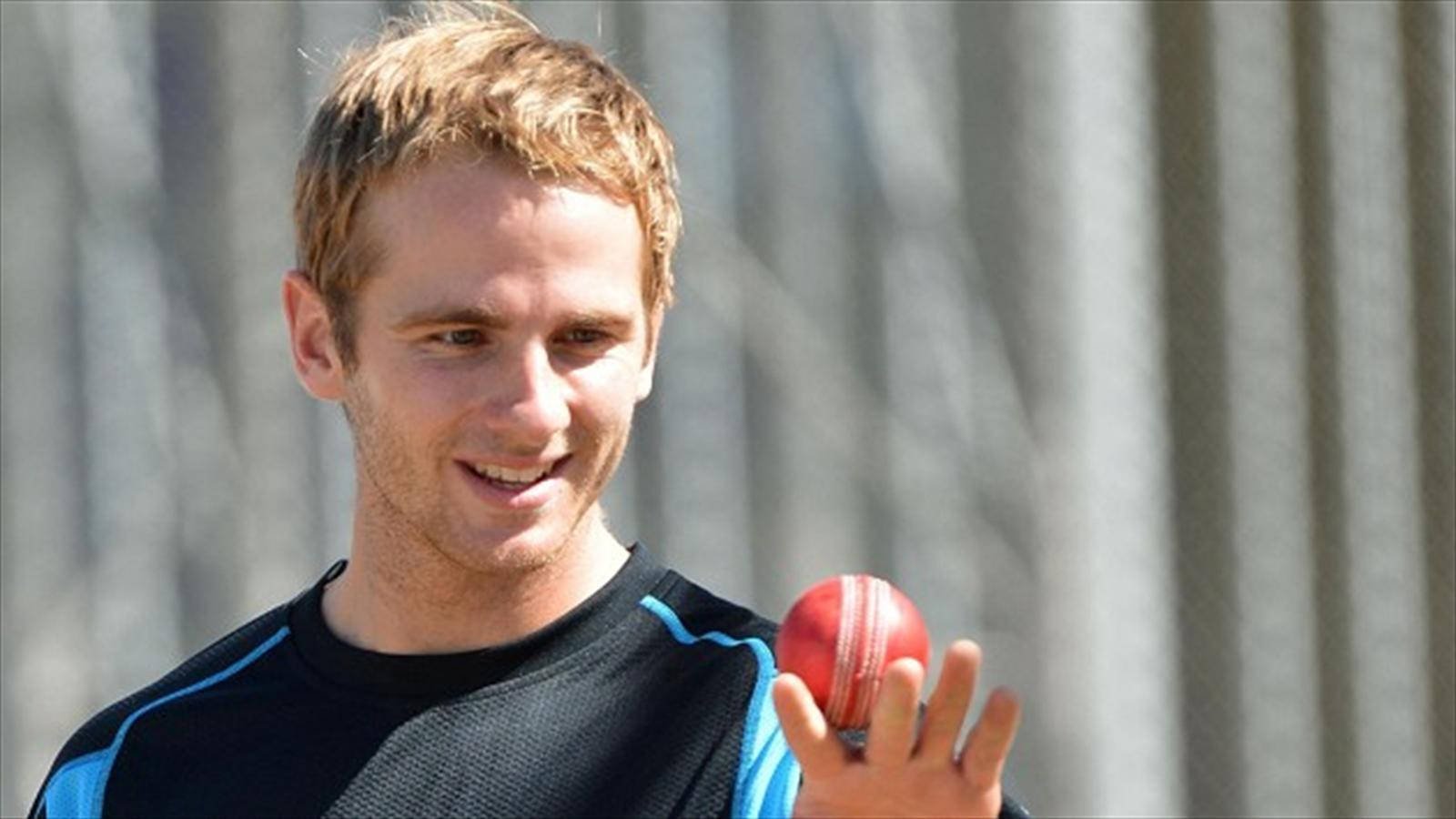 Kane Williamson With Cricket Ball Wallpaper