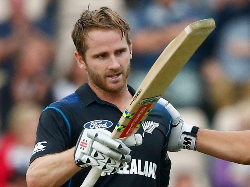 Kane Williamson With Cricket Bat Wallpaper