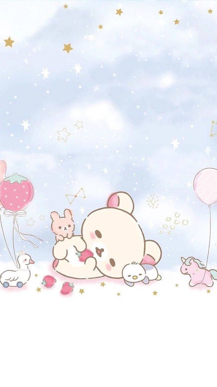 Kawaii Rilakkuma Korilakkuma Wallpaper