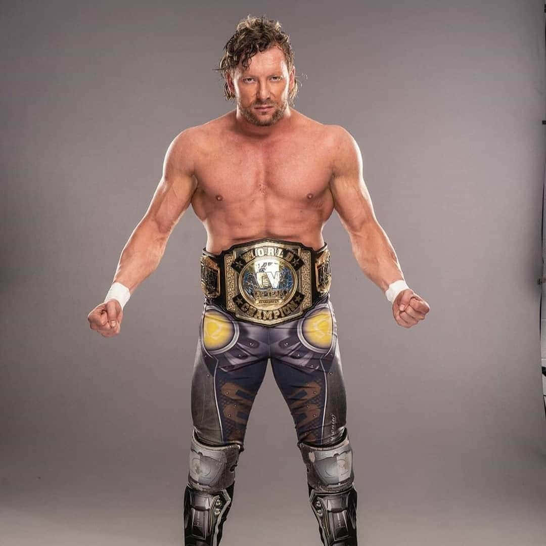 Kenny Omega Aew Tag Team Championship Belt Wallpaper