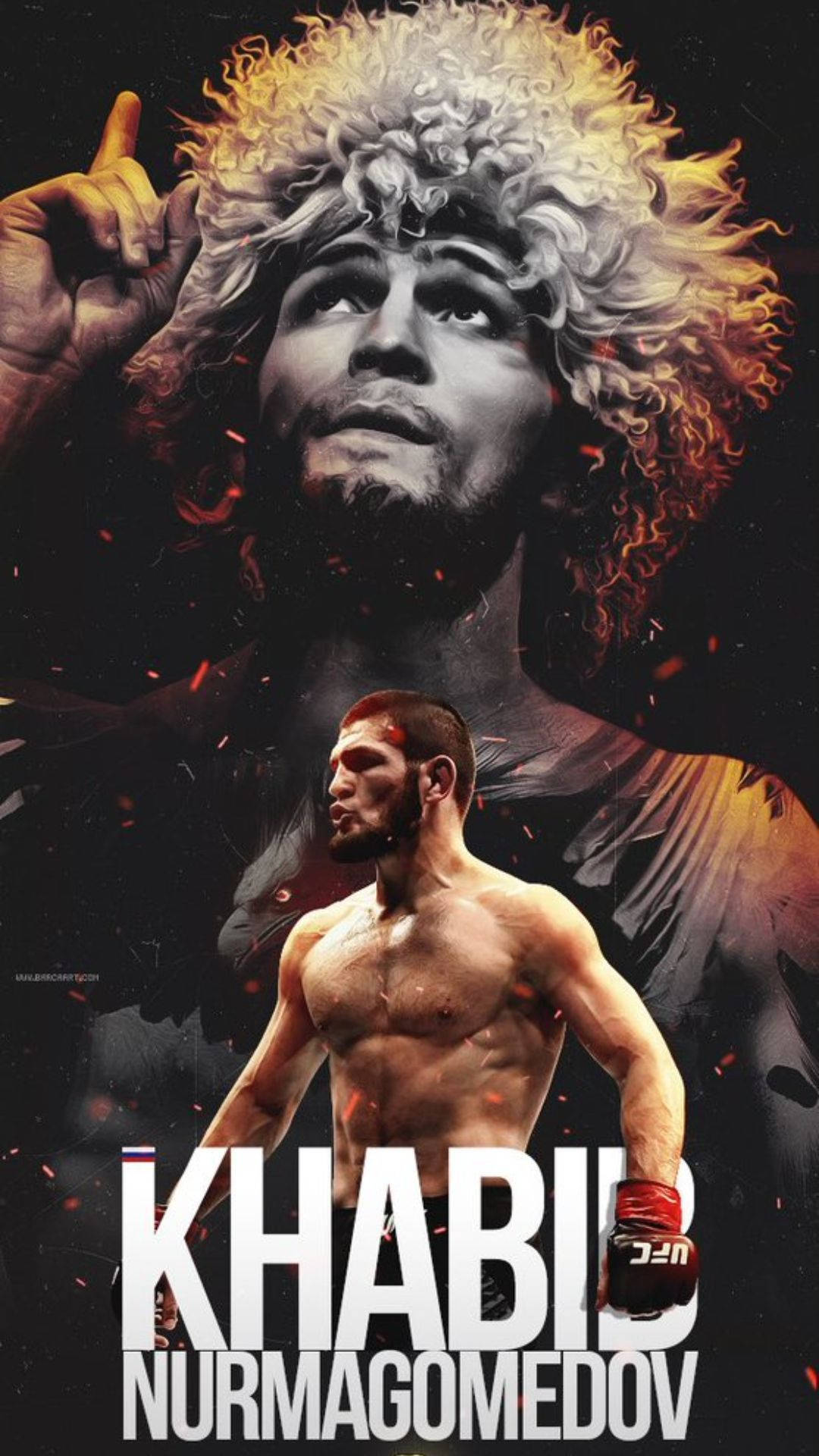 Khabib Nurmagomedov Cool Edit Wallpaper