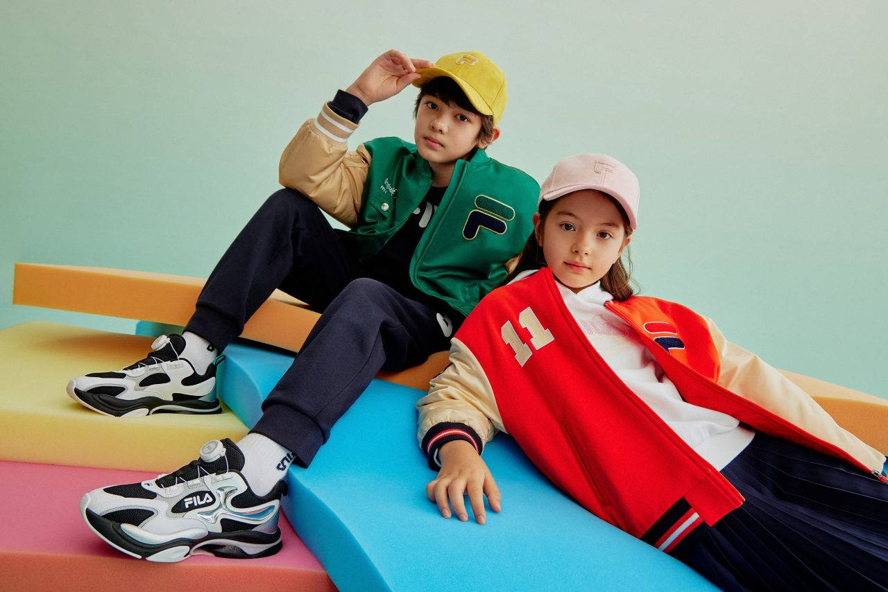 Kids Wearing Fila Wallpaper