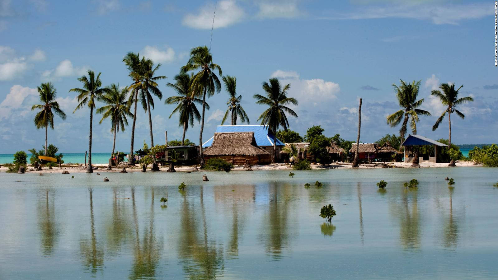 Kiribati Taborio Village Wallpaper