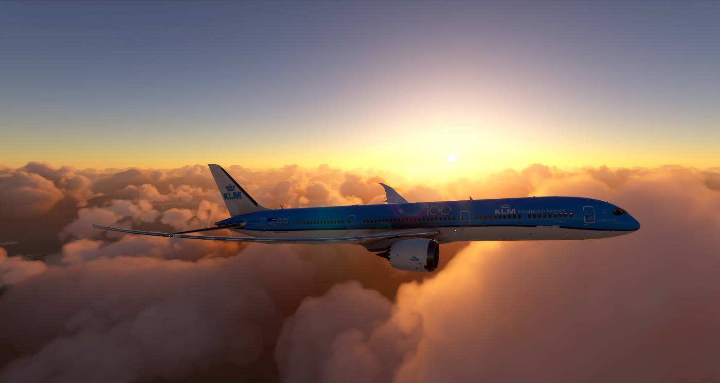 Klm Orange Pride Flight Simulator Wallpaper