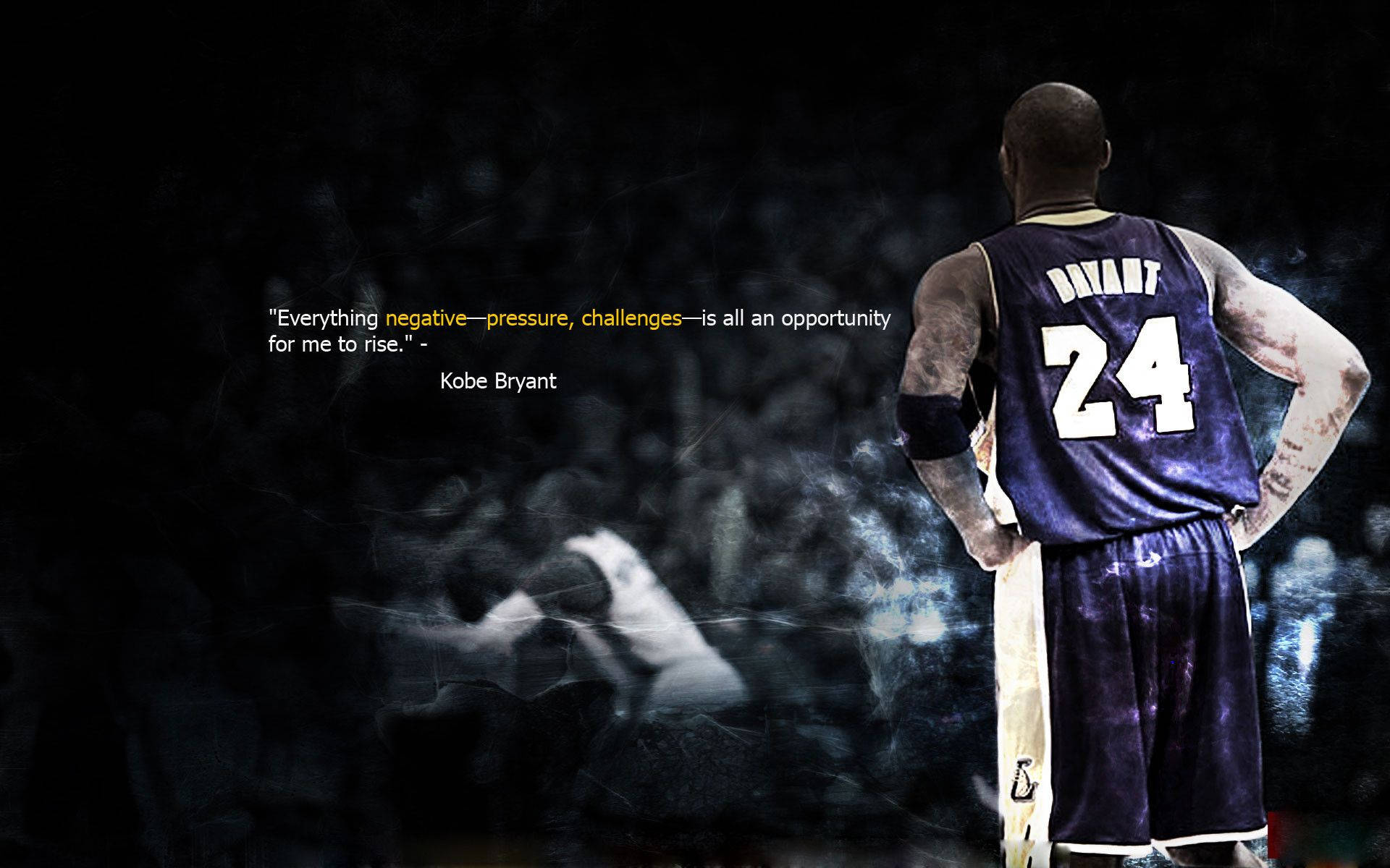 Kobe Bryant Cool Quote Wallpaper