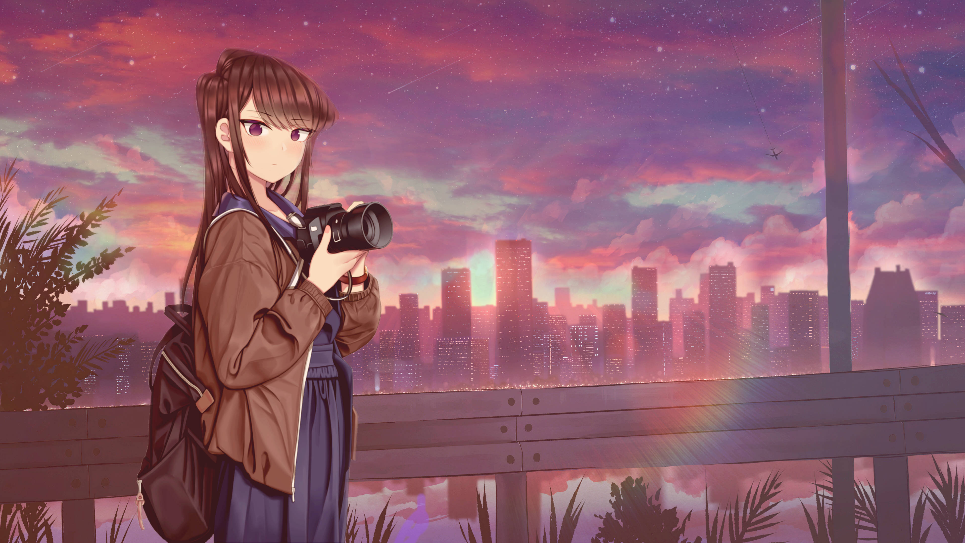 Komi San Japanese High School Student Wallpaper