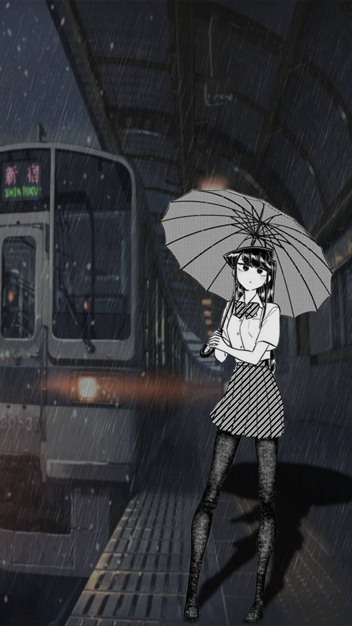 Komi San Japanese Manga Style Illustration Wallpaper