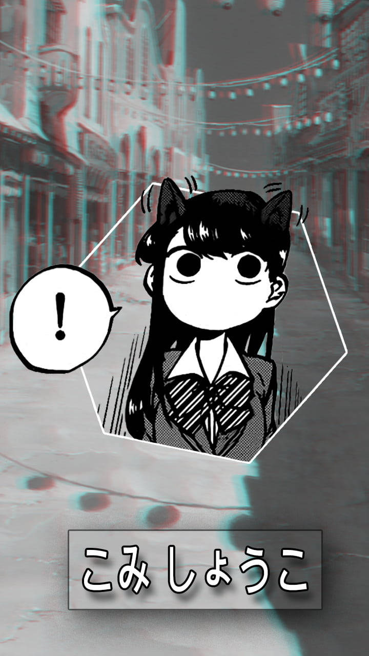 Komi San, The Adorable Japanese Chibi Character Wallpaper