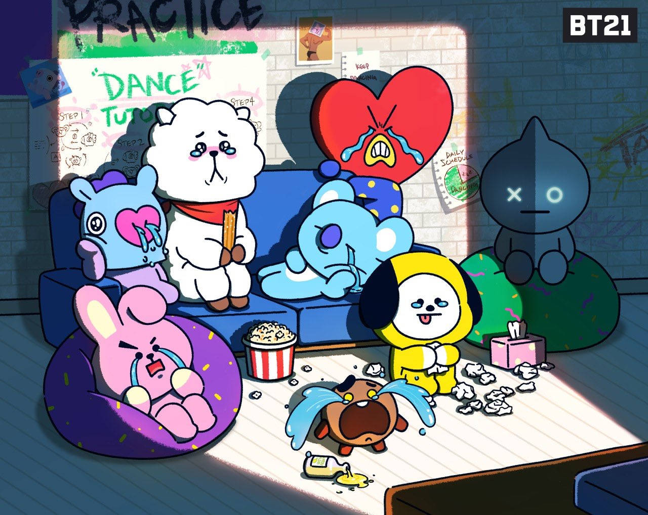 Koya Bt21 Characters Wallpaper