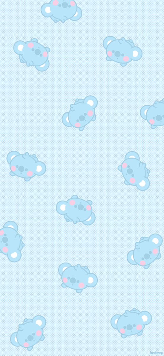 Koya Bt21 Seamless Pattern Wallpaper