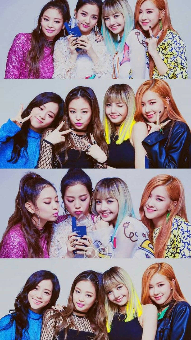 Kpop Group Blackpink Collage Wallpaper