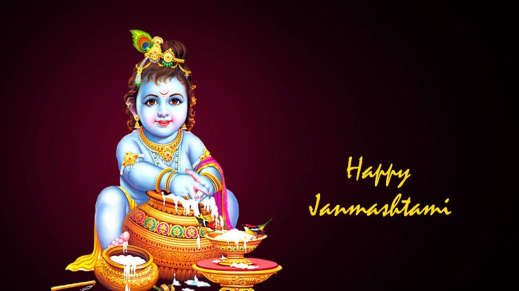 Krishna Janmashtami Offerings Wallpaper