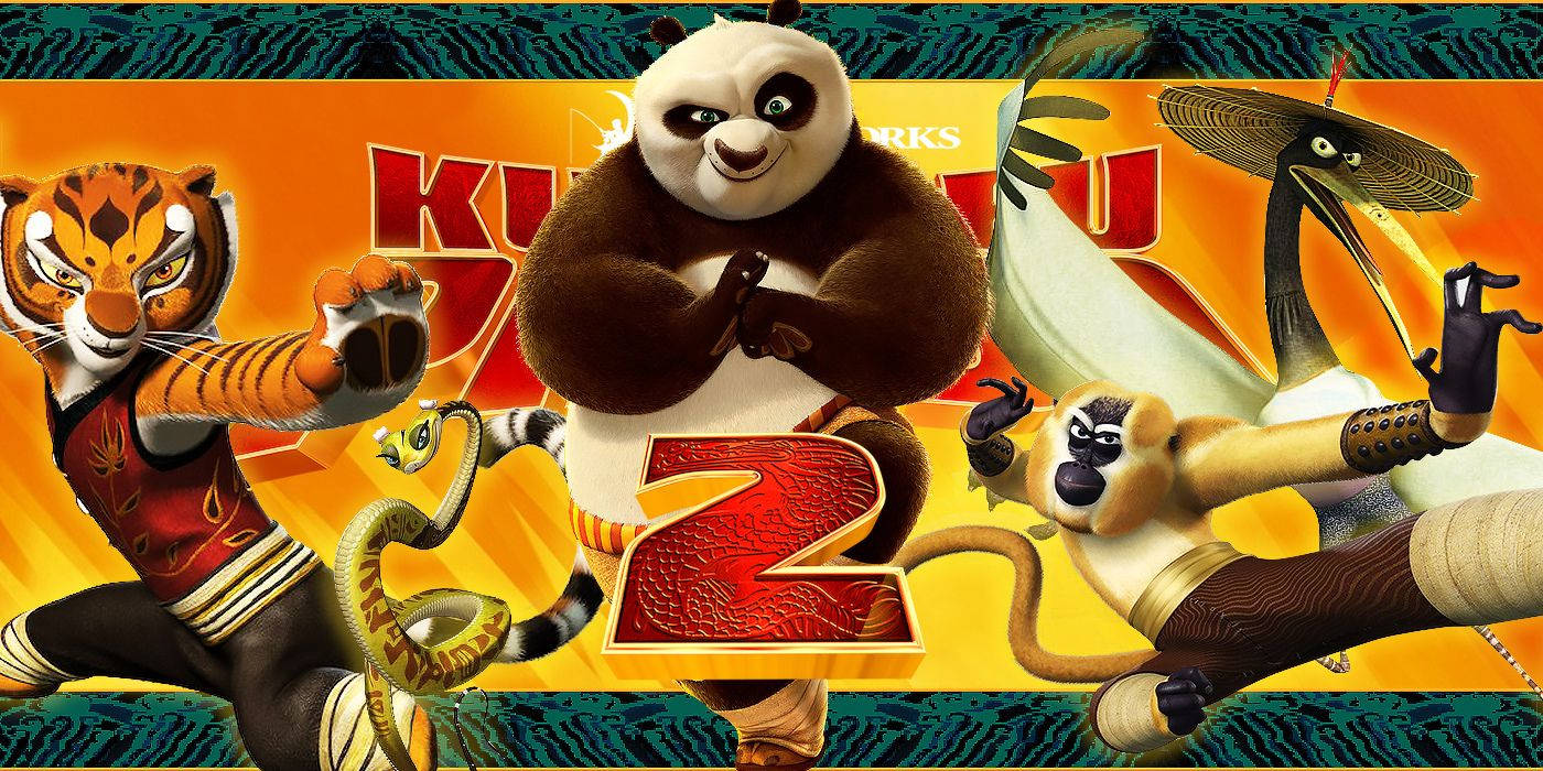 Kung Fu Panda 2 Green Wallpaper