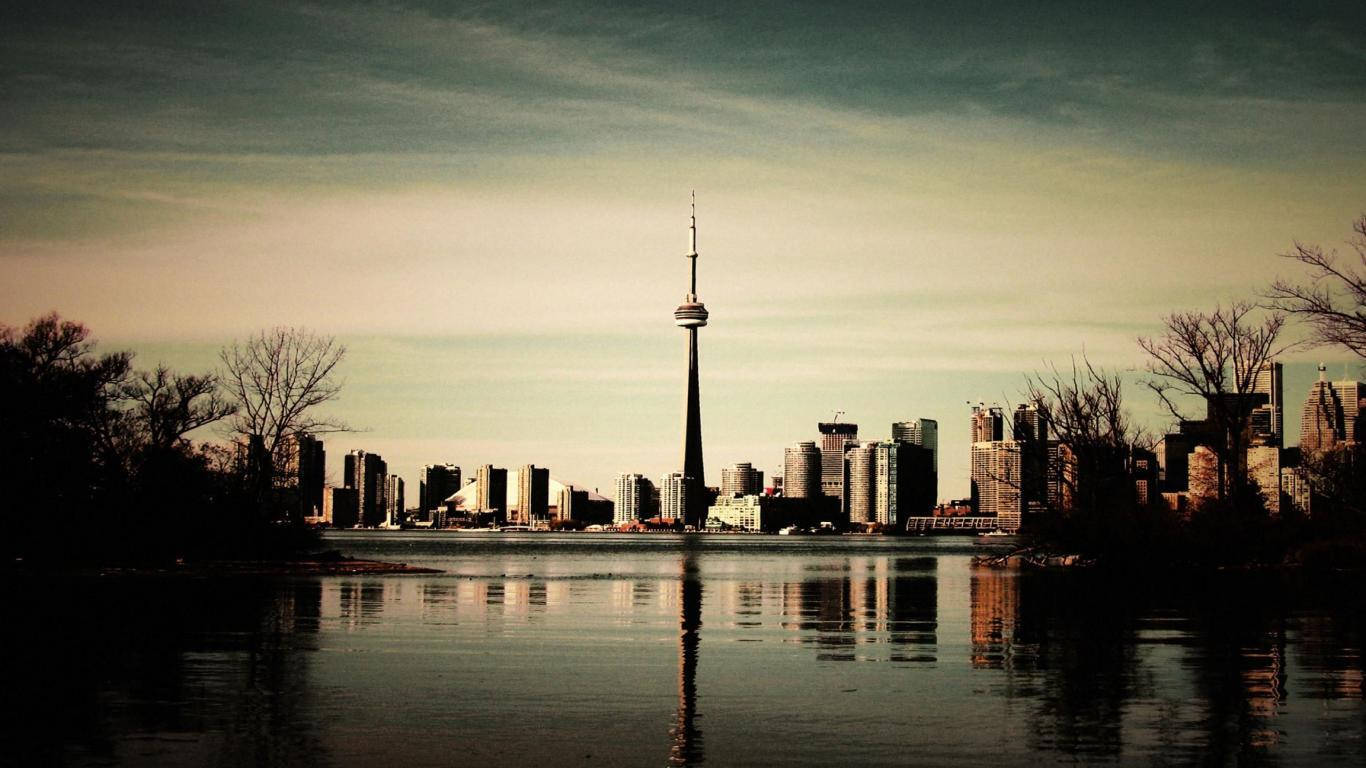 Lake Ontario Roundhouse Park Tower Wallpaper