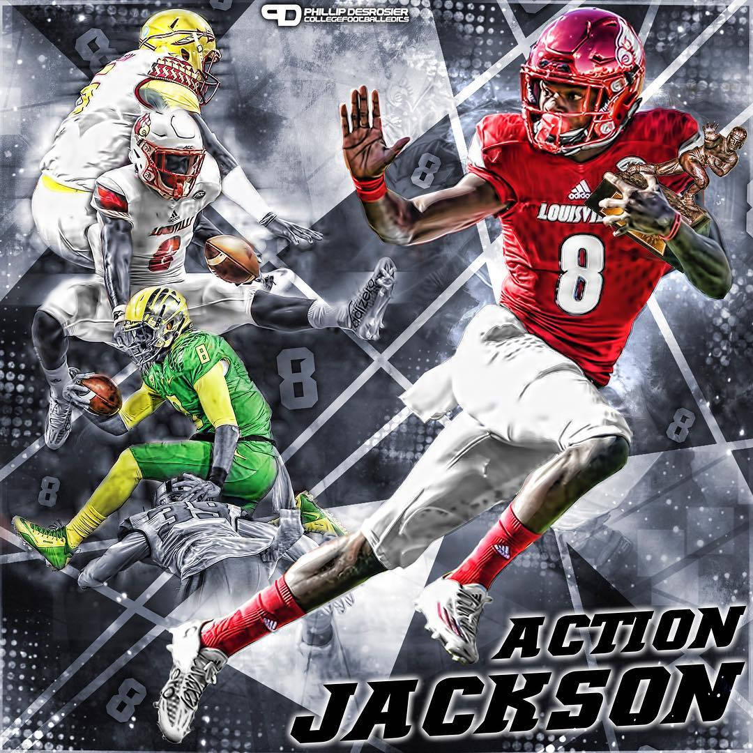 Lamar Jackson Different Jerseys Wallpaper