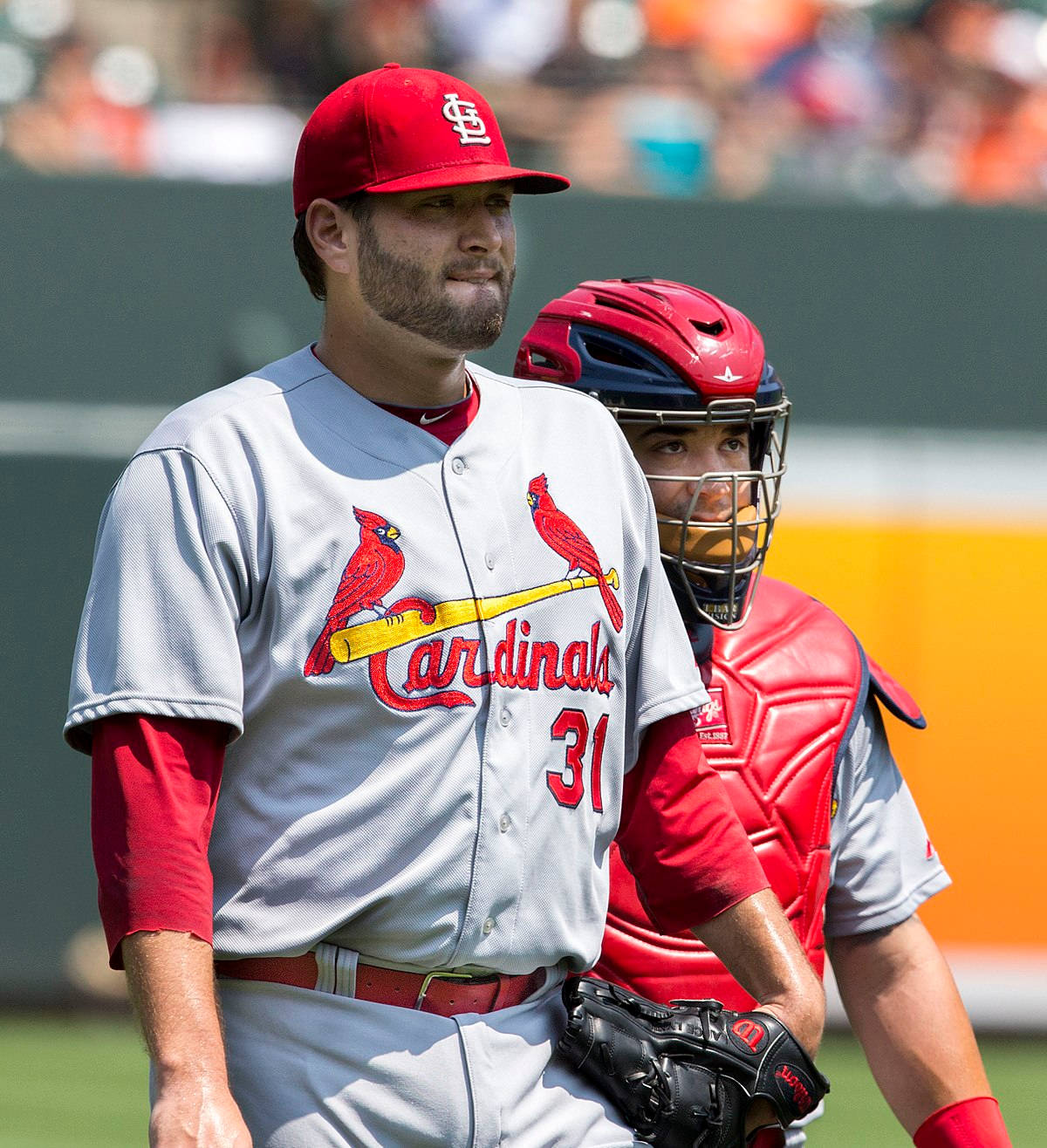 Lance Lynn With Catcher Wallpaper