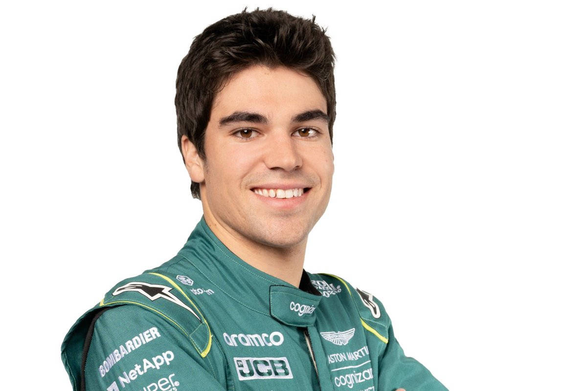 Lance Stroll White Background Wallpaper