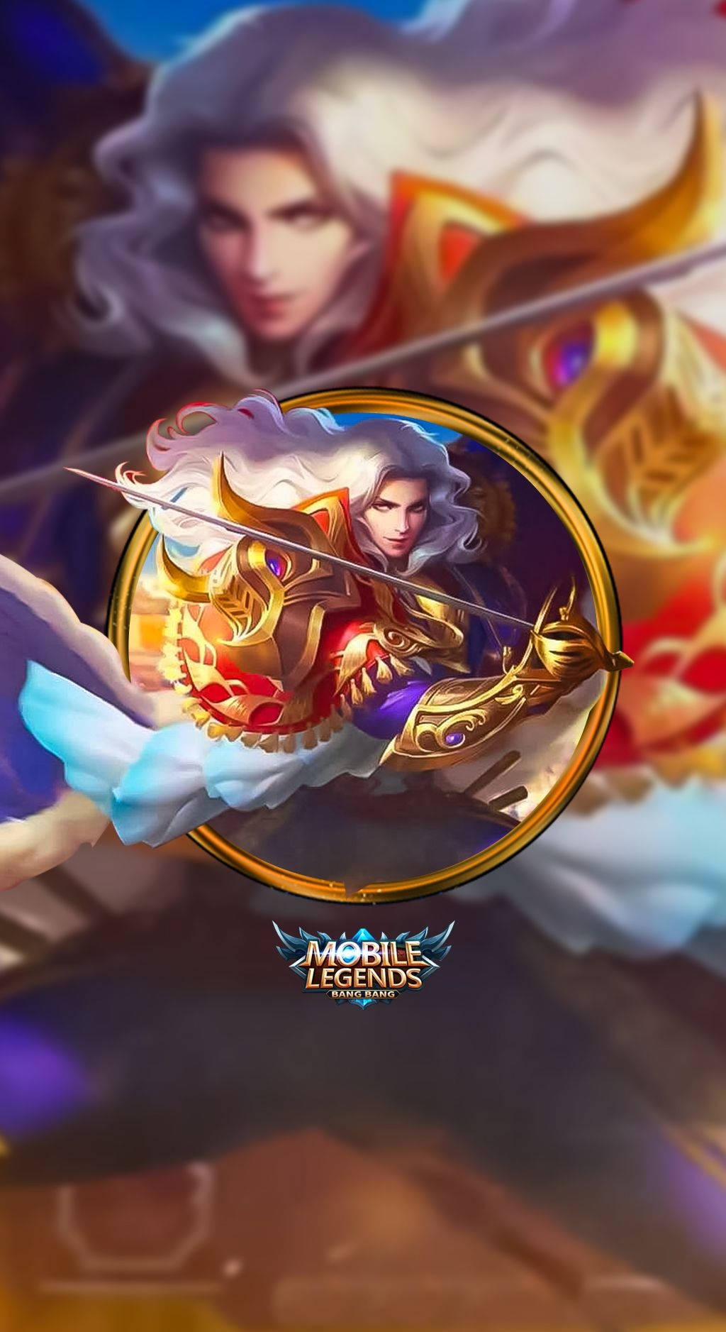 Lancelot Mobile Legend Royal Matador With Logo Wallpaper