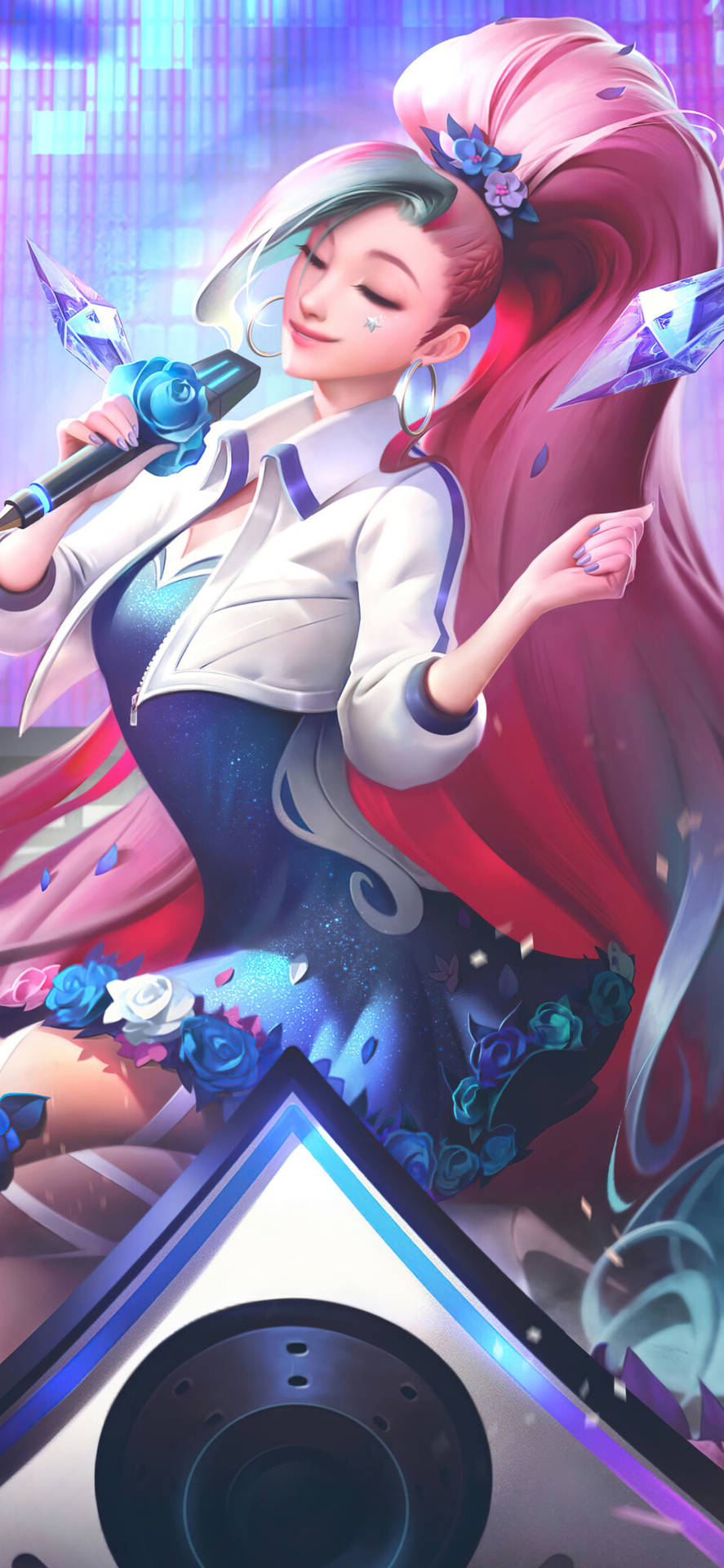 League Of Legends Iphone Seraphine Wallpaper