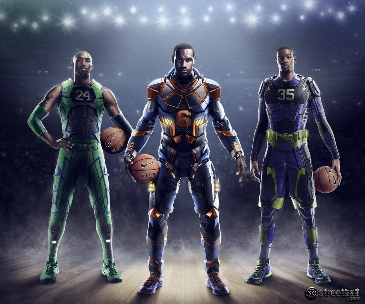 Lebron James – Superhero On The Court Wallpaper