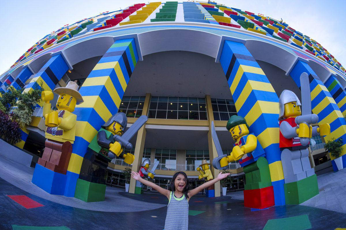 Legoland Kid With Arms Raised Wallpaper