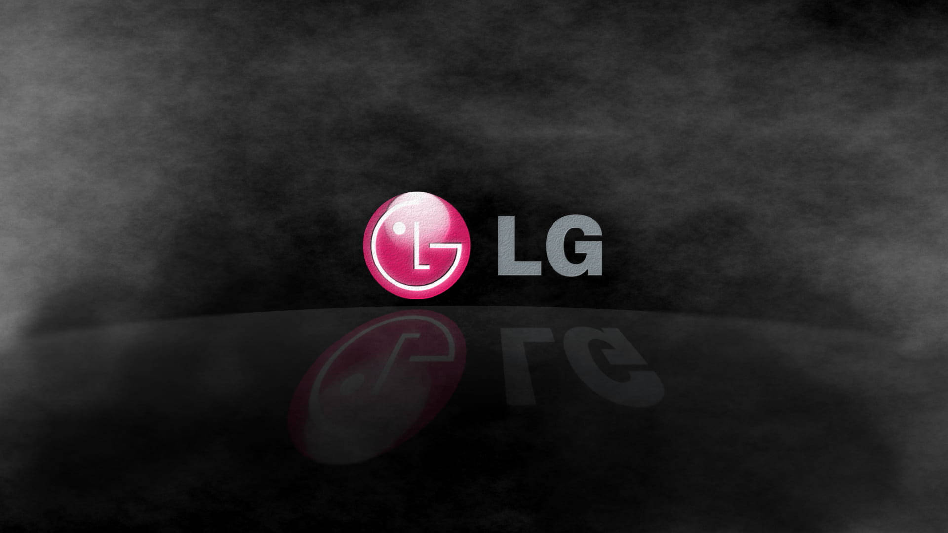 Lg Tv Logo Surrounded With Smoke Wallpaper