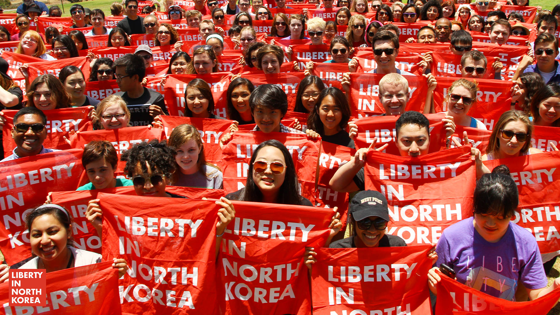 Liberty In North Korea Protesters Wallpaper