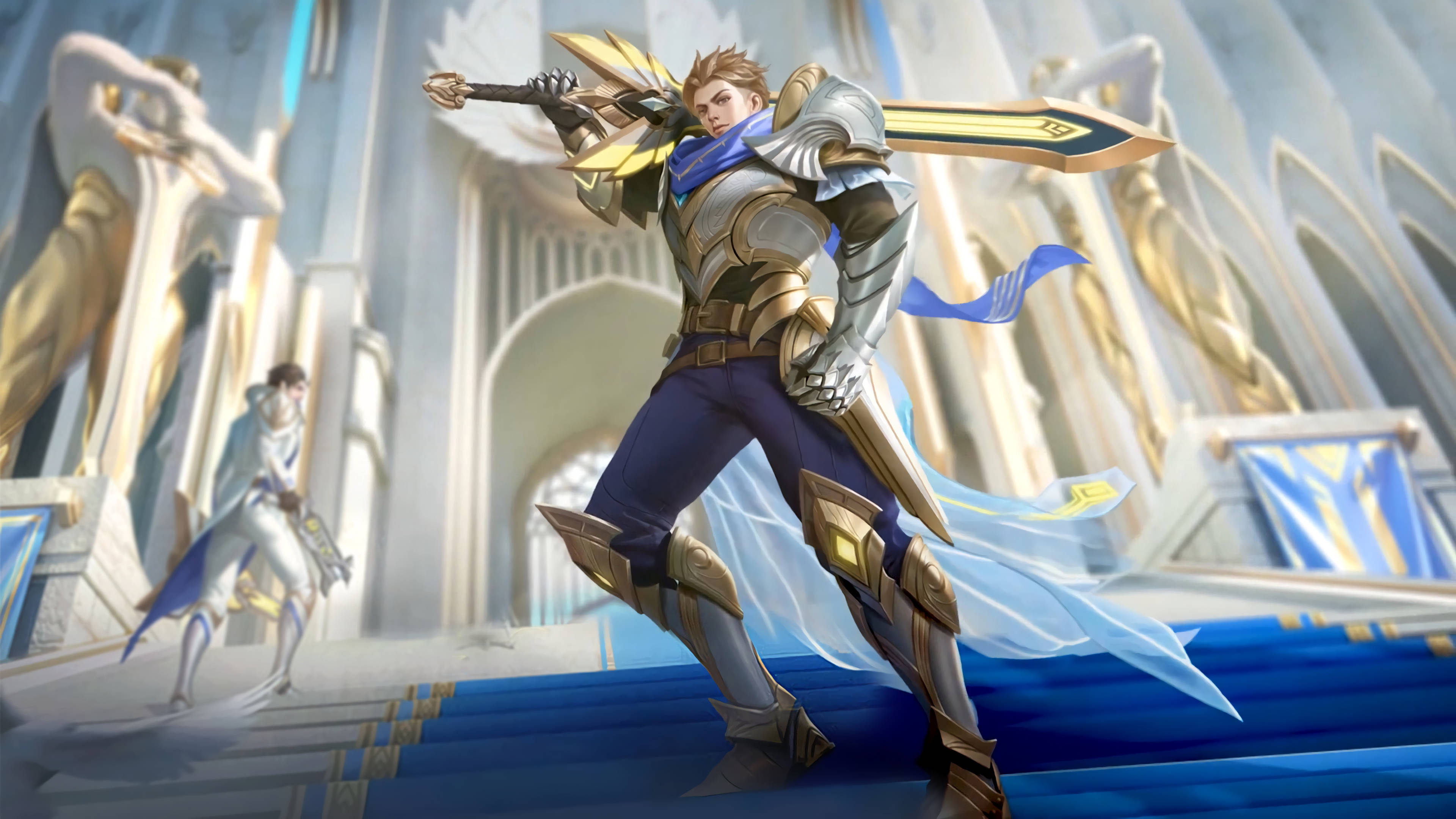 Lightborn Striker Alucard Hd Mobile Legends Skin Wallpaper