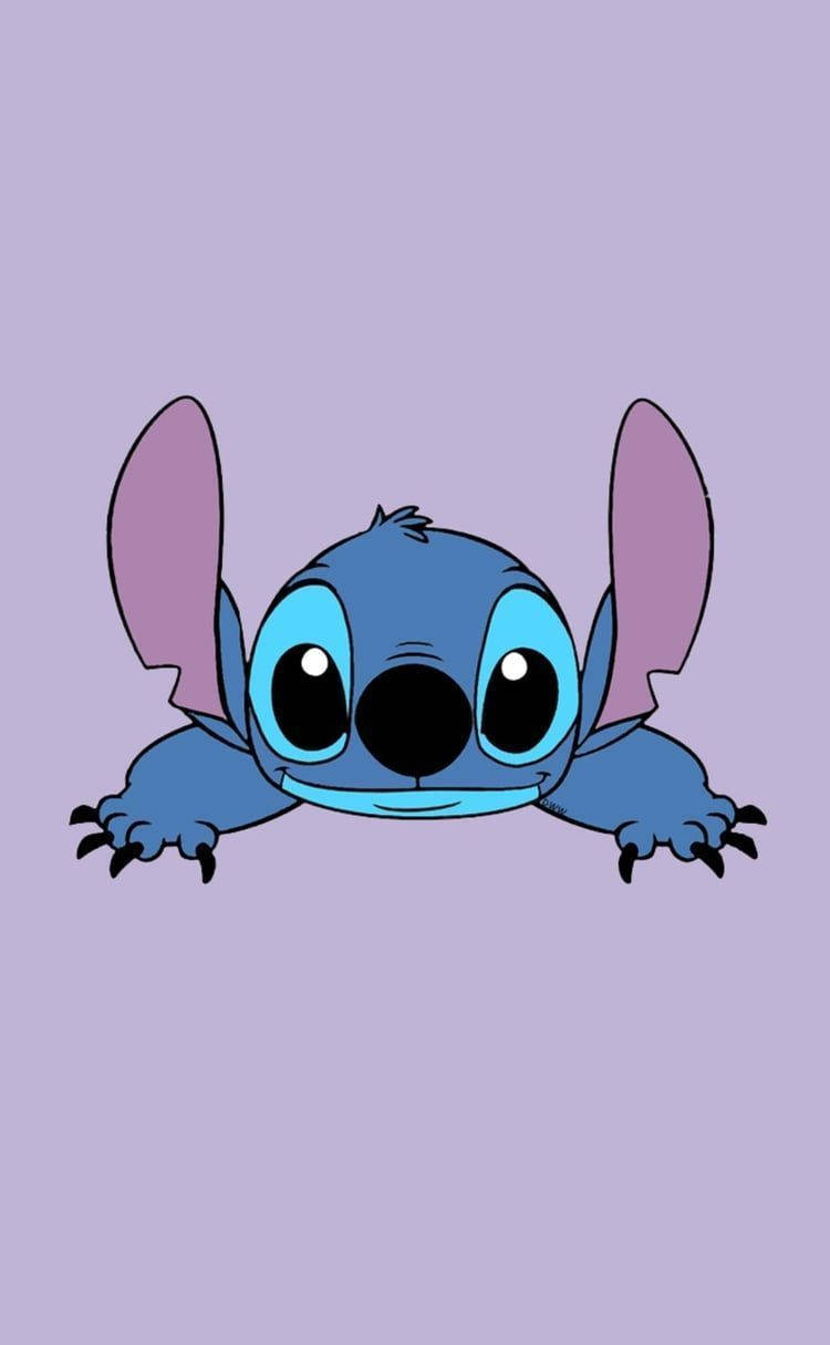 Lilo And Stitch Purple Art Wallpaper