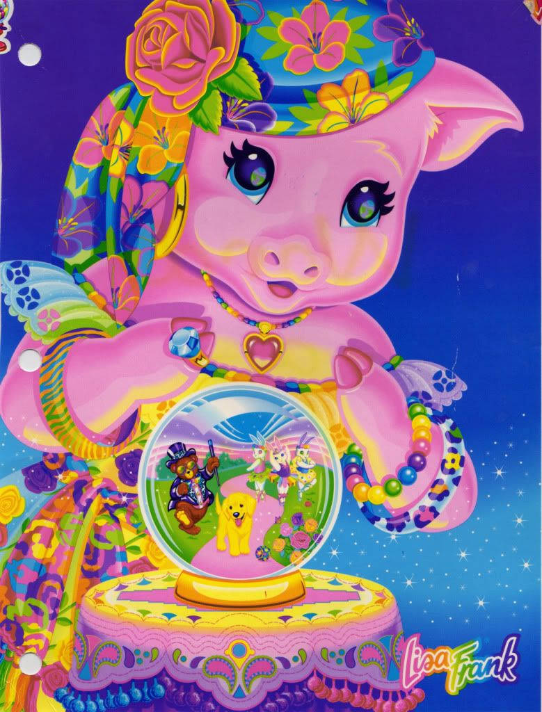 Lisa Frank Pig Wallpaper