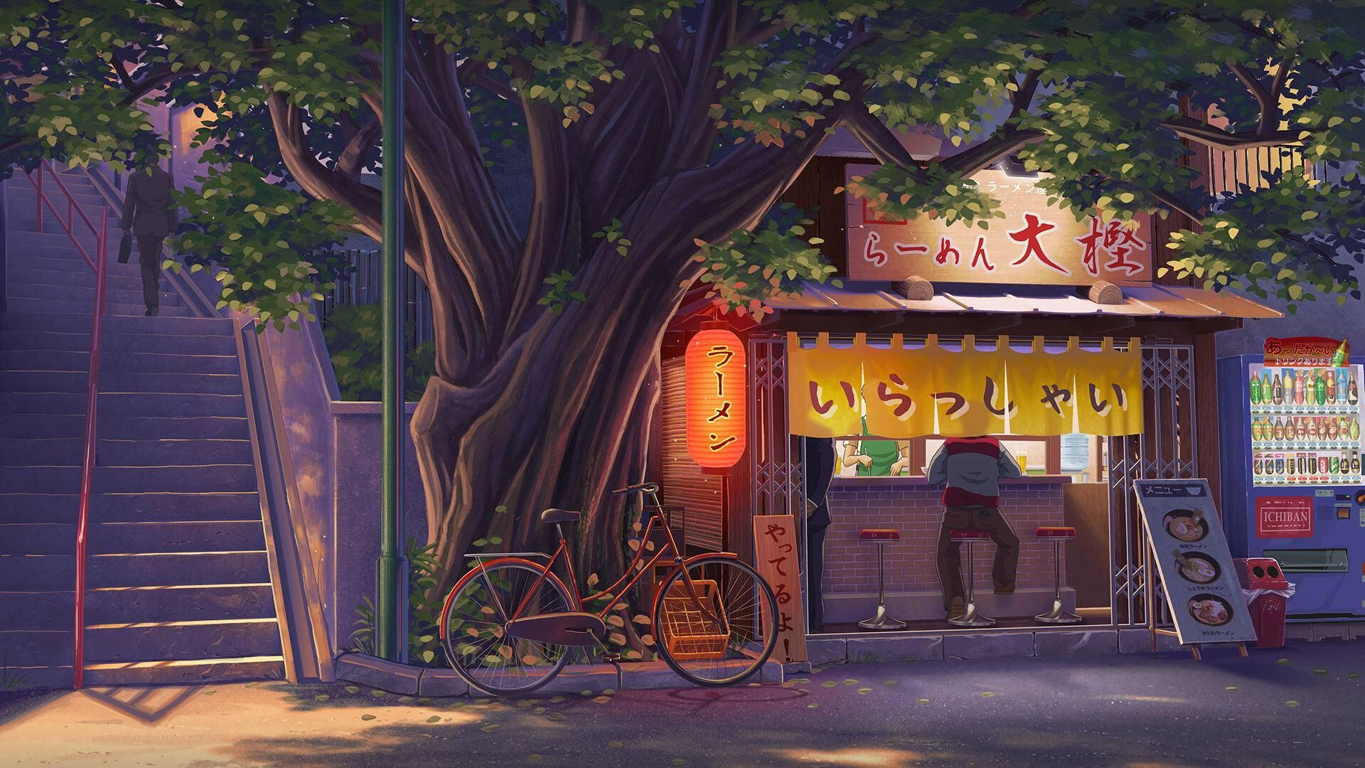 Lofi Ramen Shop Pinterest Aesthetic Wallpaper