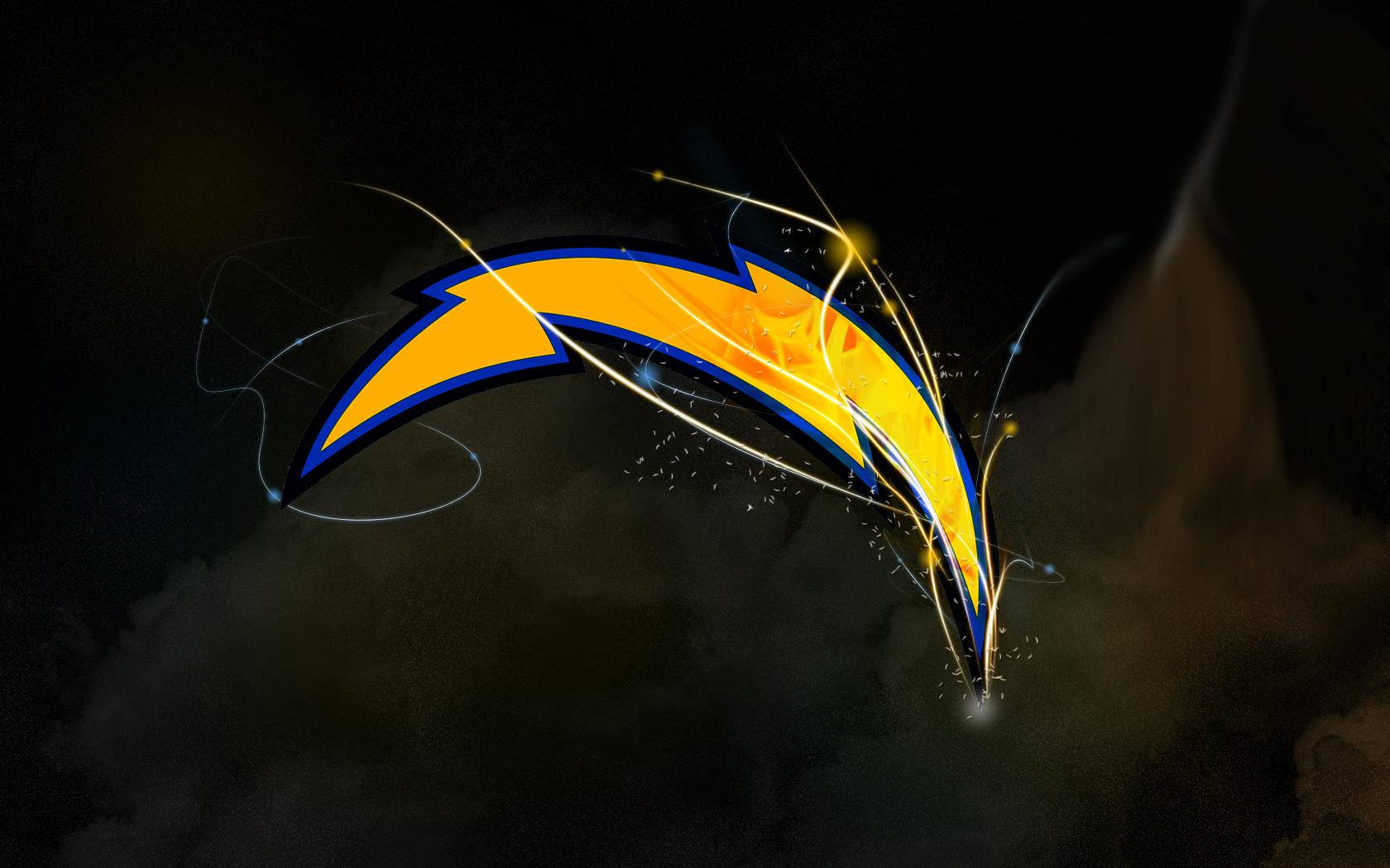 Los Angeles Chargers Logo Digital Art Wallpaper