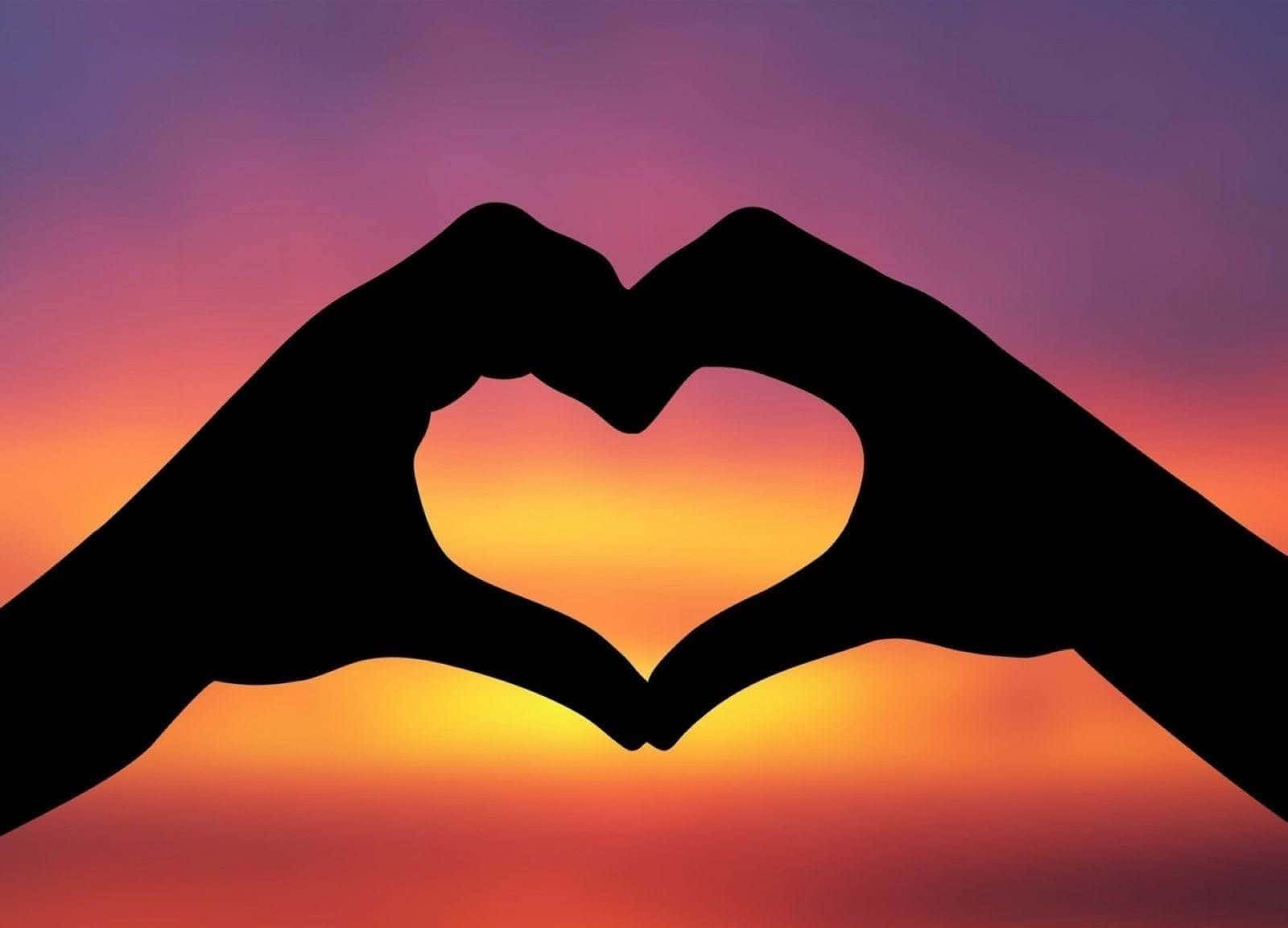 Lovely Heart Hands [wallpaper] Wallpaper