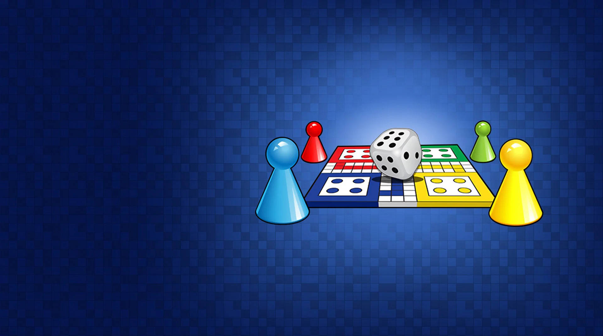 Ludo King Blue Squares Background Wallpaper