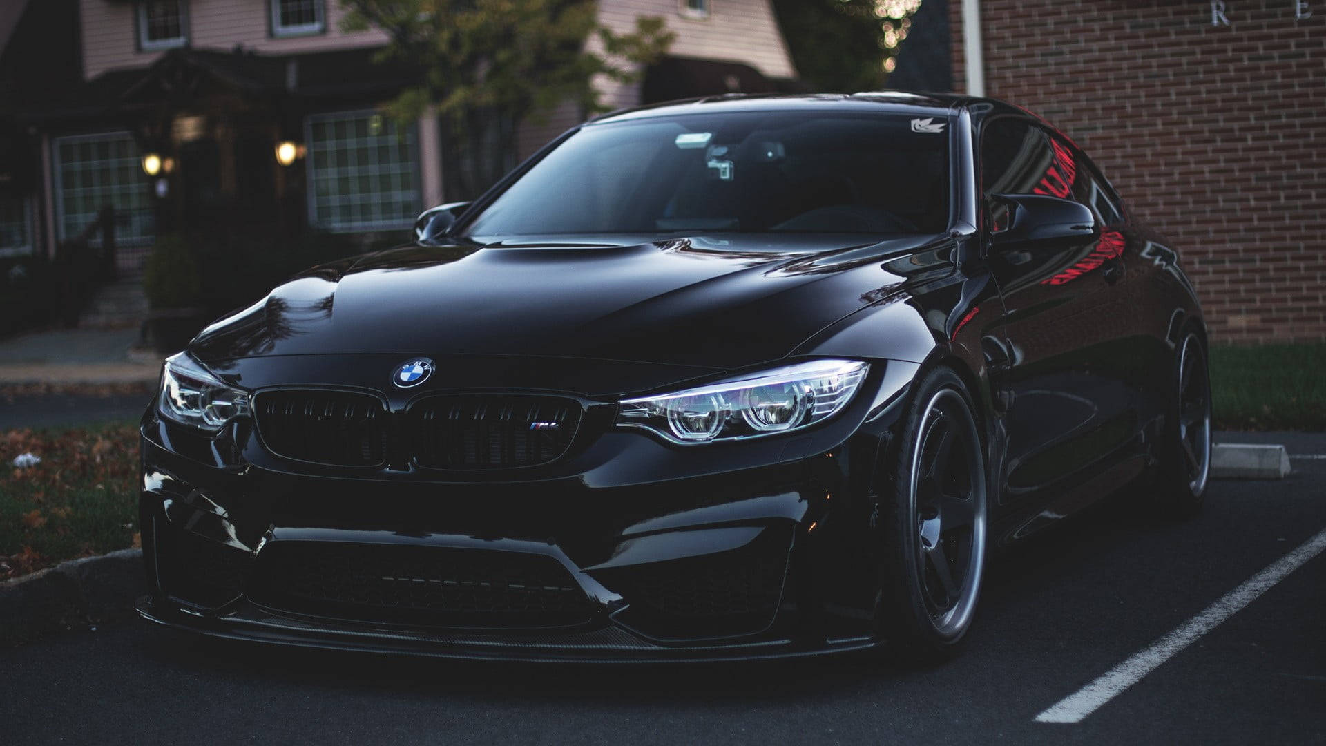 M4 Gts Black Bmw Laptop Wallpaper