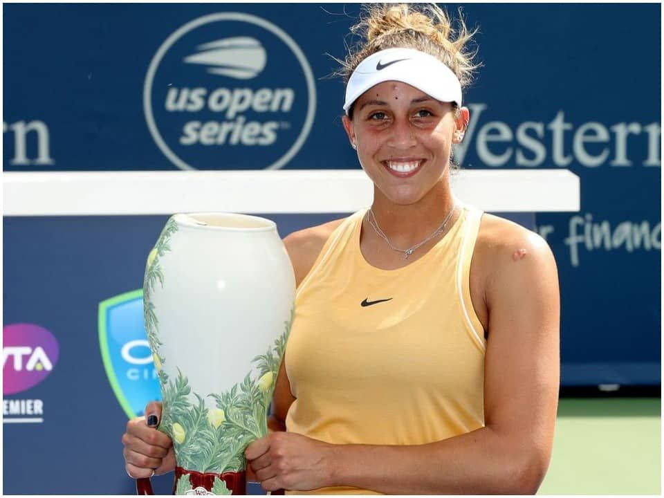 Madison Keys During 2019 Us Open Wallpaper