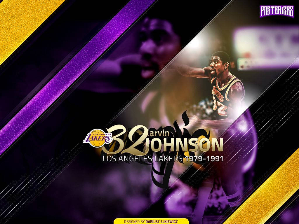 Magic Johnson Memorial Art Wallpaper