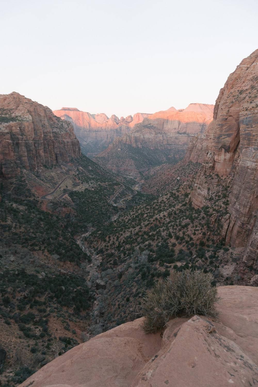 Majestic Beehive Rock Formations At Zion National Park Wallpaper