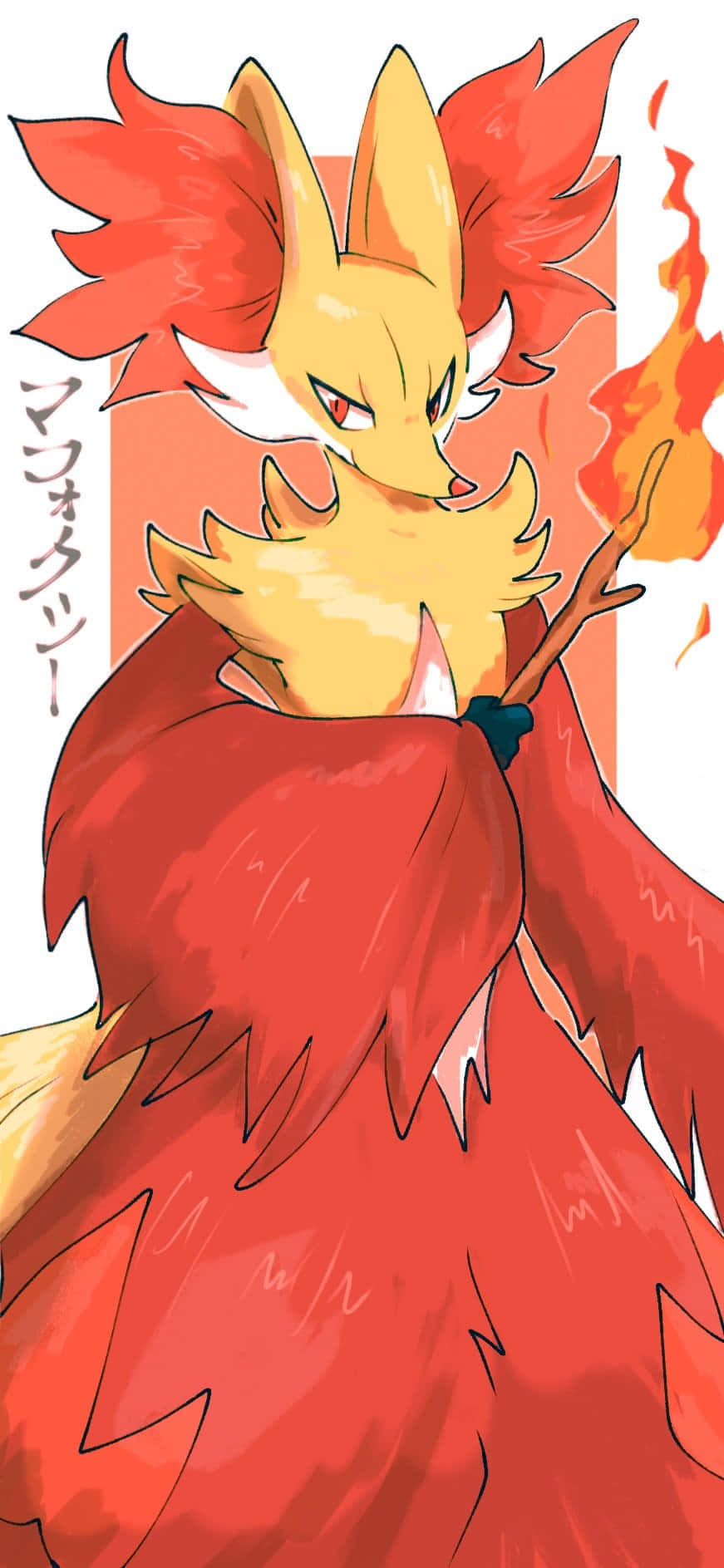 Majestic Delphox Artwork Wallpaper